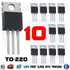 10pcs MJE3055T MJE3055 NPN Transistor 10A 60V TO-220 General Purpose Amplifier