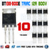 10pcs BT138-800E 12A 800V Triac 4 Quadrant Logic Level TO-220 BT138-800