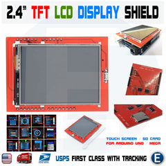 2.4 TFT LCD Display Shield ID 0x9341 Touch Panel Screen Arduino 