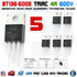 5pcs BT136-600E BT136 Triac 600V Sensitive Gate bi-directional switching 4A US