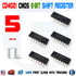 5pcs CD4021BE CD4021 Static 8-Bit Shift Register CMOS IC DIP-16 Integrated Circuit