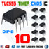 10PCS TLC555 TLC555CP COMS DIP-8 Timer Texas Instruments TI LinCMOS Timer IC