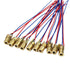 10pcs Red Dot Laser Diode Module 3V Volt 5mW 650nm Copper Head 150mW - eElectronicParts