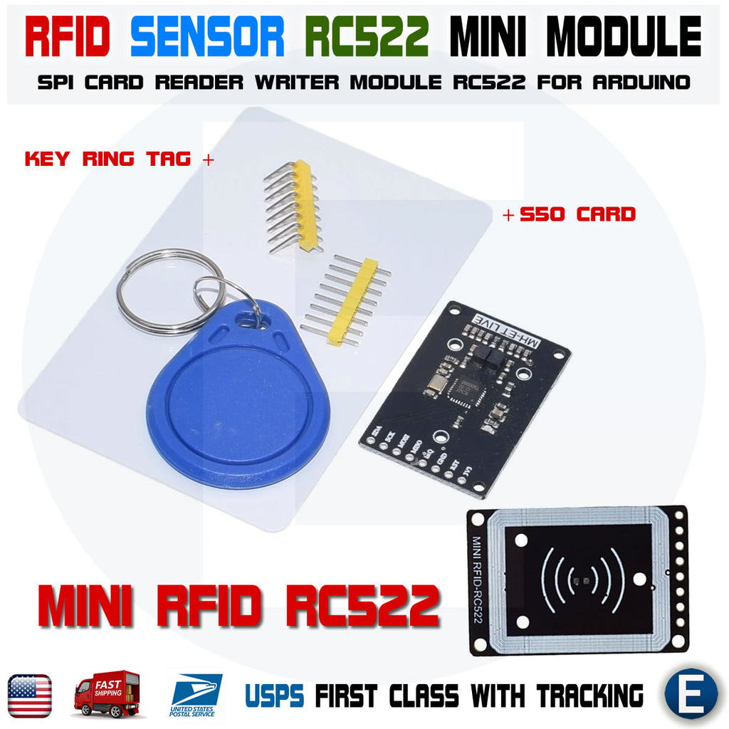 Modulo Lector Rfid Mfrc Rc522 13.56Mhz