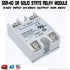 SSR-40DA Solid State Relay Module 3-32V DC Input 24-380VAC 40A - eElectronicParts