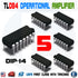 5pcs TL084 TL084CN Operational Amplifier DIP-14 Quad JFET-Input Op Amp IC