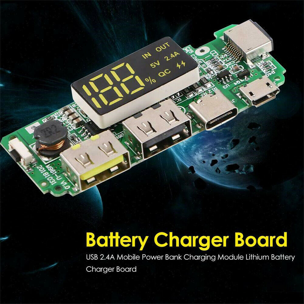 5V 2A USB-C lithium battery charger module