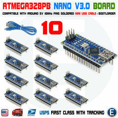 Arduino Nano V3.0 ATmega328P CH340 Chip I Type-C SOLDERED